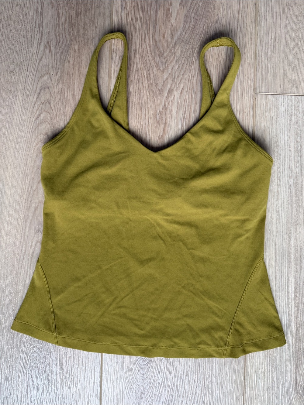 lululemon athletica Olive Green Tank Top